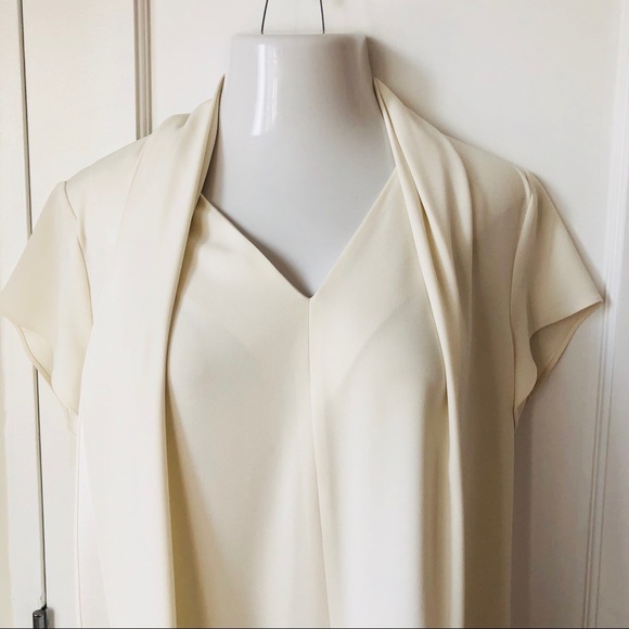 White Silk Escada Shift Dress Like New! - Picture 2 of 8